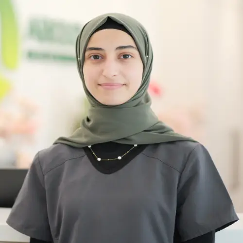 Medical staff member at Aboud Health Clinic in Mississauga